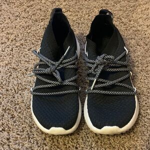 adidas Black and White Athletic Shoes